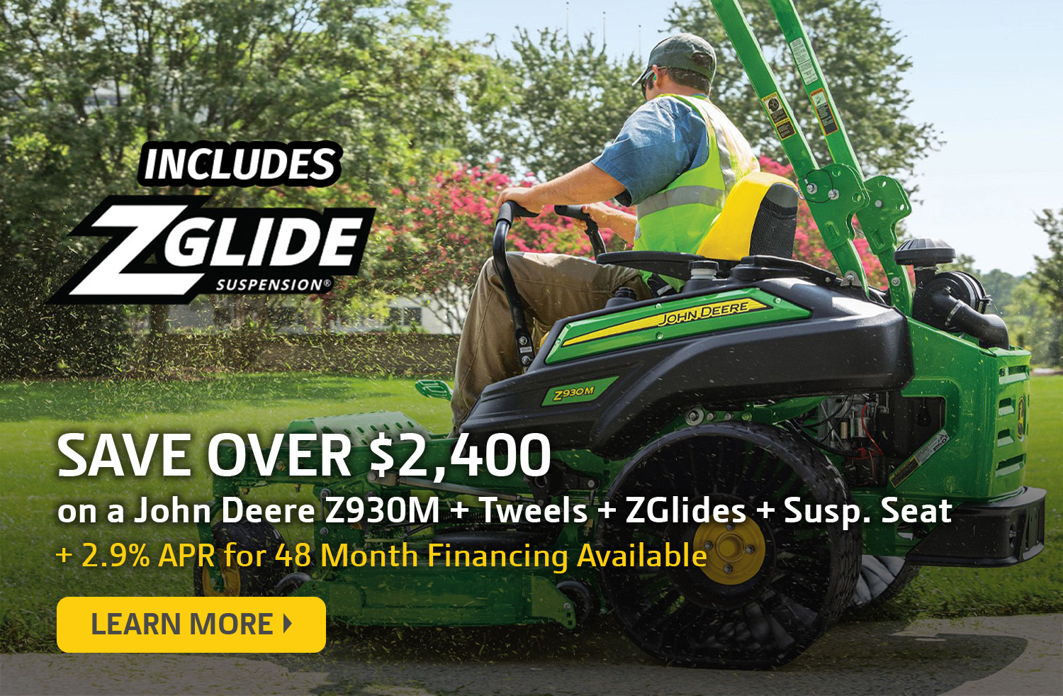 John Deere Z930M Savings