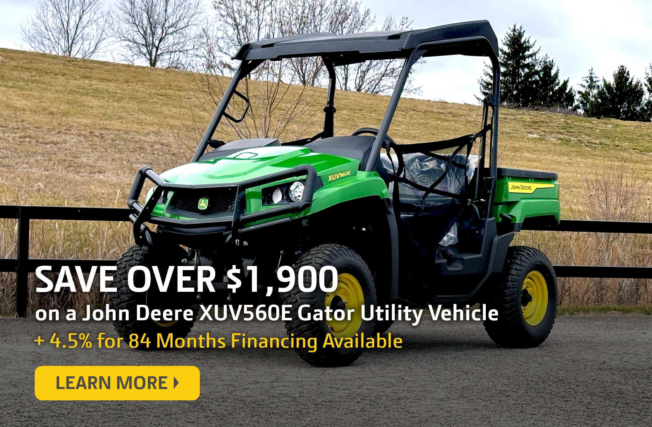 John Deere XUV560E Savings