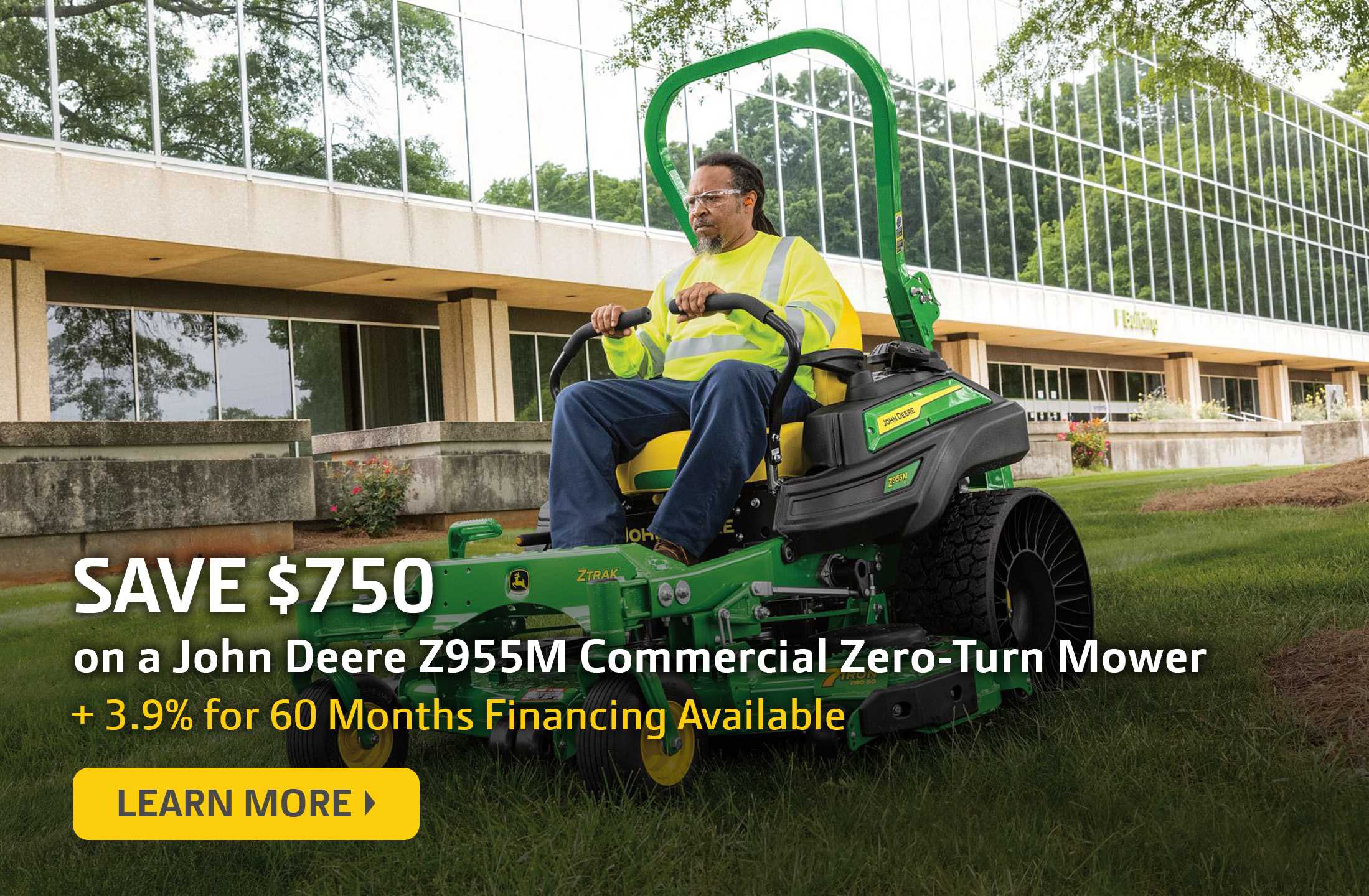 John Deere Z955M Savings