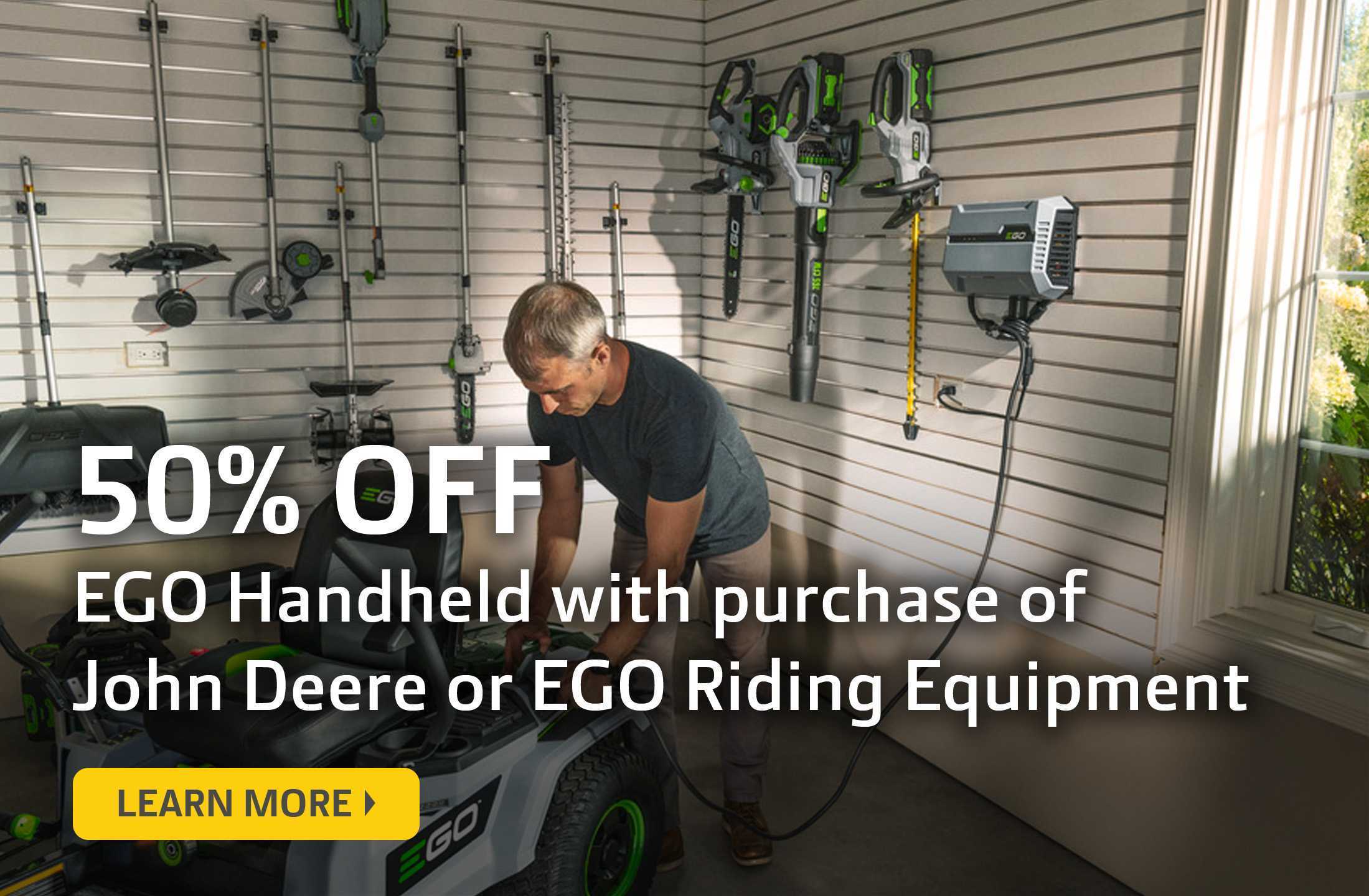 SAVE on an EGO with Purchase of Mower