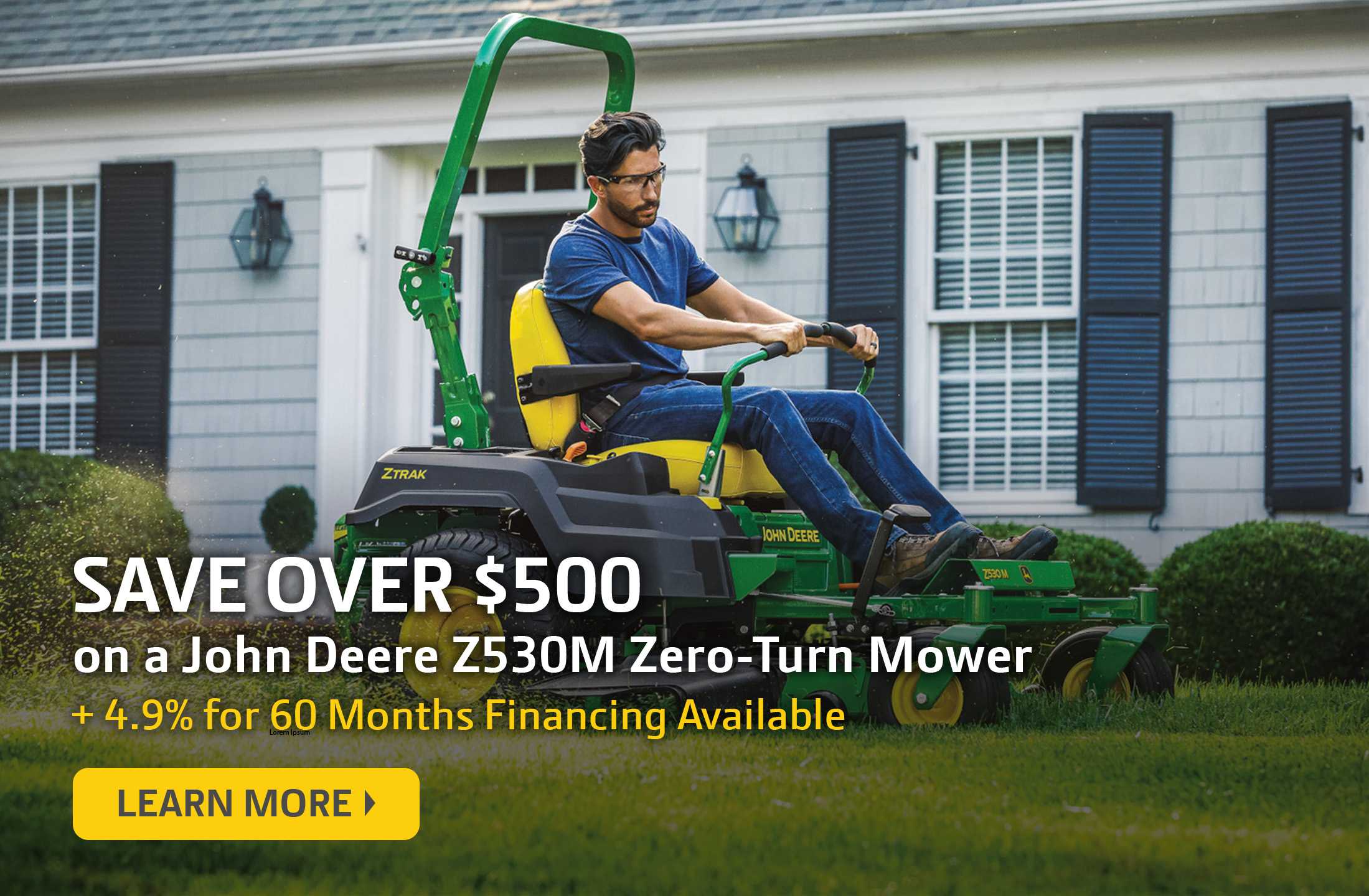 SAVE on a John Deere Z530M