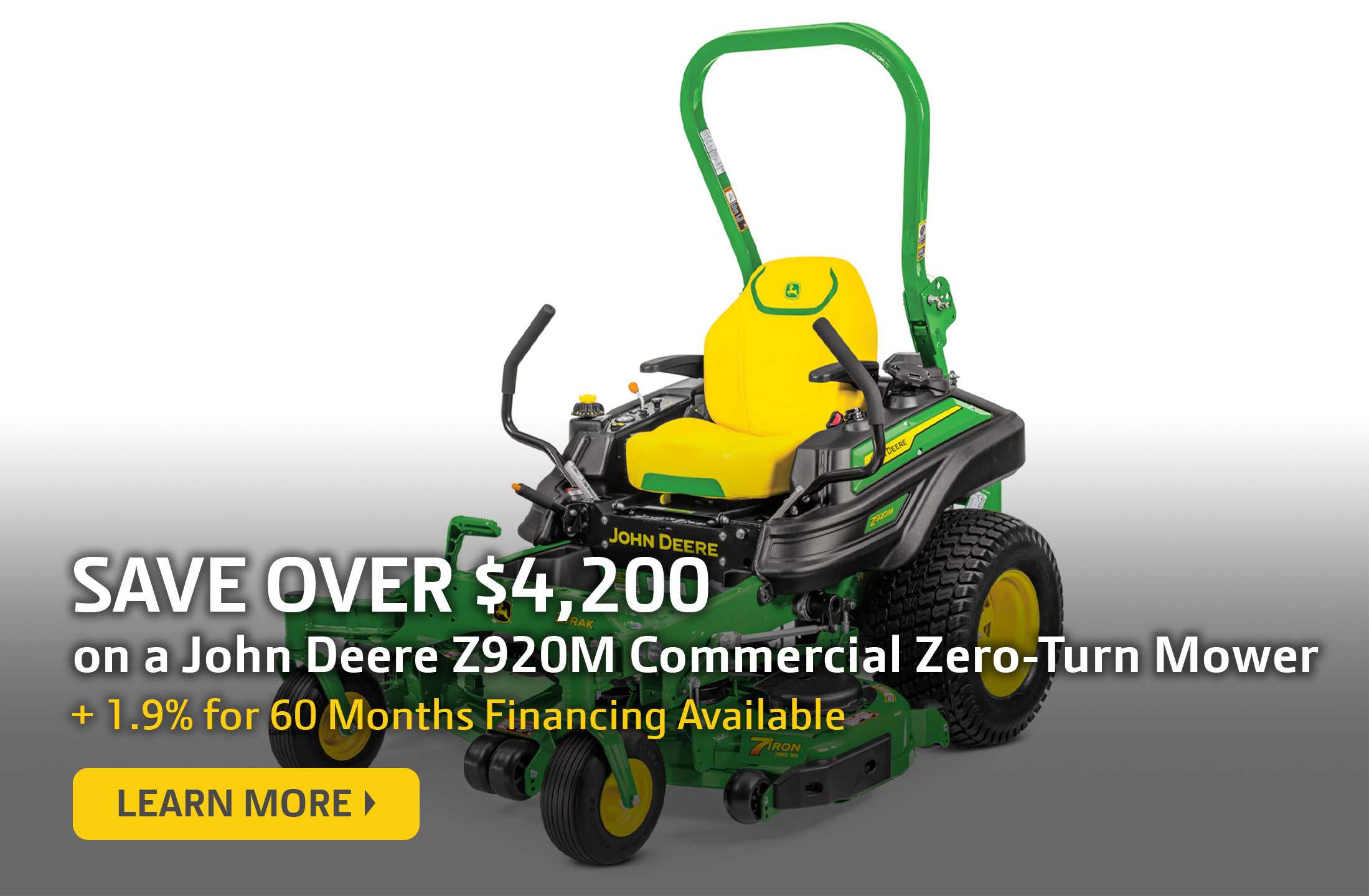John Deere Z920M Sale