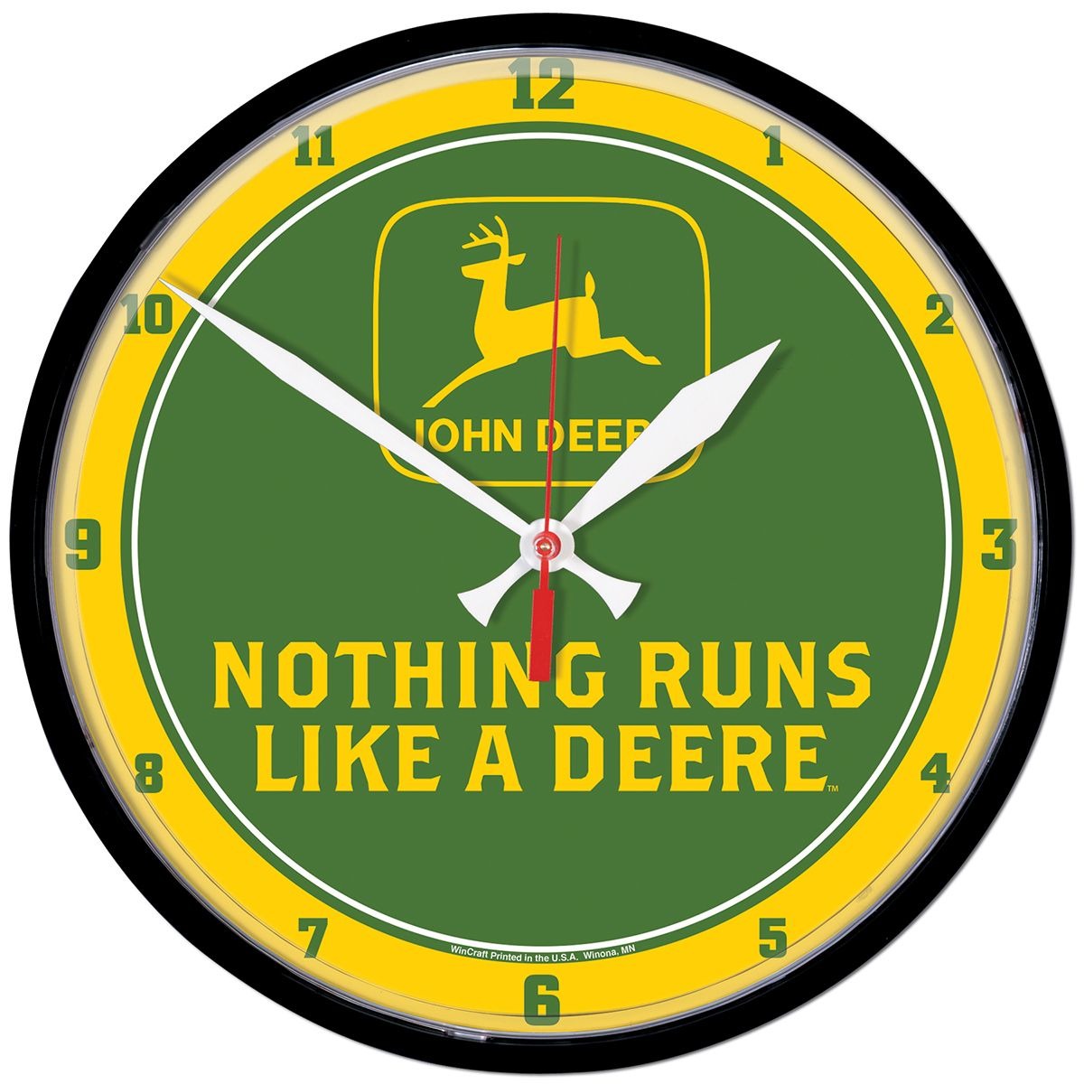 Yellow NRLAD Logo Clock
